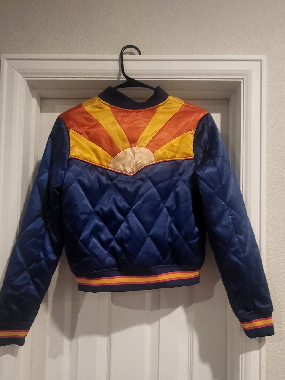 Vintage Satin Sunshine Bomber
